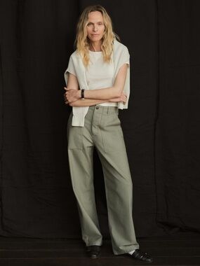 Buck Mason REVERSE SATEEN FATIGUE PANT